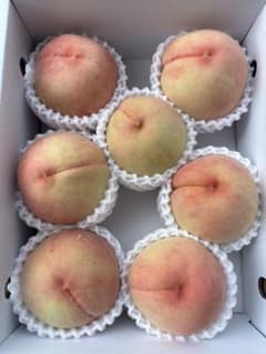 訳あり桃 (川中島白桃) 2kg箱 家庭用 k08のサムネイル