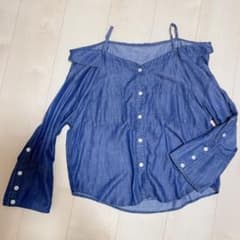 MURUA デニム　オフショル　シャツのサムネイル