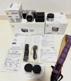 Nikon1 j5 ダブルレンズセット　シルバー Nikon 1 J ニコン ミラーレス J5 ダブルレンズキット シルバー 中古 Wi