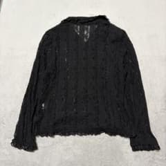 Nobuhina レース ブラックシャツ モード系のサムネイル