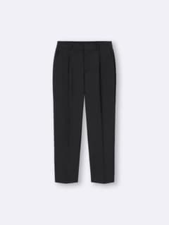 GU 黒 テーパードパンツ Mサイズのサムネイル