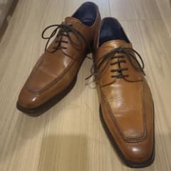 【美品】BETTACCINI イタリア製 ハンドメイド 24.5cm 茶色のサムネイル