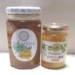 山田養蜂場　しょうがはちみつ漬450g&ボダイジュ蜂蜜(ルーマニア産)200gのサムネイル