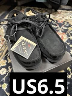 CLARKS/Wallabee GTX GORE-TEX 防水 US6.5 黒のサムネイル