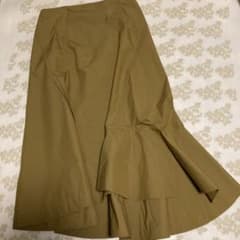 アシメトリー　マキシ丈　ロングスカート　クリーニング済のサムネイル