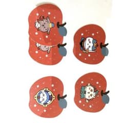 ちいかわ りんご型 ちいぽけカード5枚セットのサムネイル