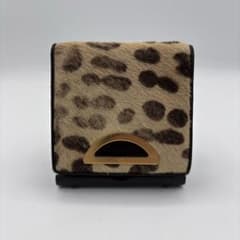 美品 Christian Dior ディオール レオパード 二つ折り財布 財布 - メルカリ
