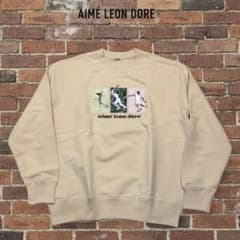 AIMÉ LEON DORÉ エメレオンドレ クルーネックスウェット ベージュ 