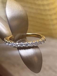 STAR JEWELRY ハーフエタニティK18 D0.40 - メルカリ