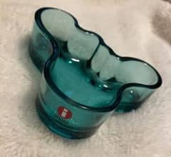 【希少美品】イッタラ　アアルト　98mm 限定カラー　レア　ペトロールブルー 希少美品】イッタラ アアルト 98mm 限定カラー レア ペトロールブルー