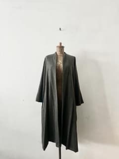 美品】TOUJOURS カシミヤ 羽織り コート グレー - メルカリ