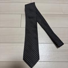 【JOHN PEARSE】ネクタイ ブラック系 小紋柄 ビジネスのサムネイル