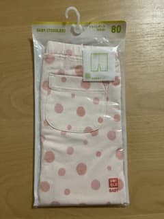 ユニクロ　ベビー服　ドライレギンス　5分丈　80のサムネイル