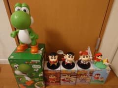 クレヨンしんちゃん＆ヨッシー フィギュア　5点セット