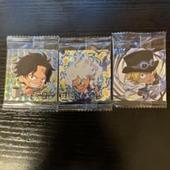 早い者勝ち！ ワンピース大海賊シールウエハース 3兄弟セット！ - メルカリ