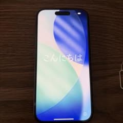 極美品iPhone16 256GB ブラックバッテリー100パーセントのサムネイル