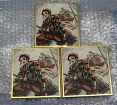鬼滅 無限城編 WEBSHOPくじ アクリル色紙 竈門炭治郎 伊之助A03×3