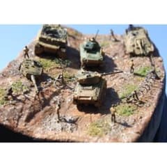 ジオラマ 「進撃」 戦車　戦場ジオラマ　模型 プラモデル m76289408558_1.jpg?1777616211