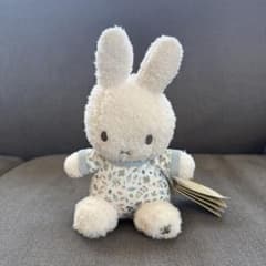 新品】限定 ミッフィー ぬいぐるみ M 花柄 ブルー 大阪 万博