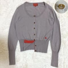 ヴィヴィアンウェストウッドレッドレーベル カーディガン オーブ刺繍