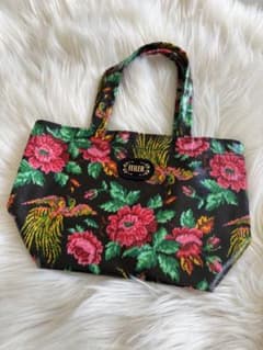 FEILER フェイラー トートバッグ 花柄 ブラックのサムネイル