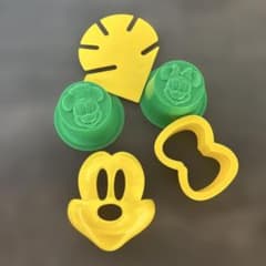 ディズニー　製菓セット　ミッキー ミニー　リボン抜き型　プリン　ゼリー　クッキー