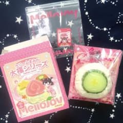 Mellojoyメロジョイ♡スクイーズ 大福シリーズ クリームまみれ　きゅうりのサムネイル