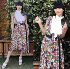 美品♪ sacai サカイ 花柄ワンピース アシンメトリー - メルカリ