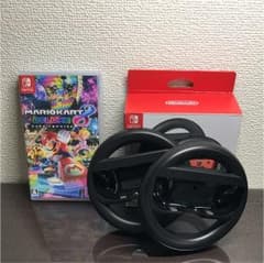 Switch マリオカートDX8 & ハンドル2個のサムネイル