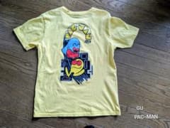 GU PAC-MAN Tシャツ イエローのサムネイル