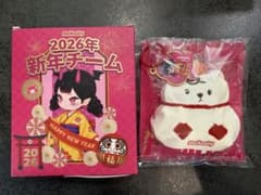 【訳あり・未使用】Mellojoy メロジョイ　新年チーム　鏡餅熊のサムネイル