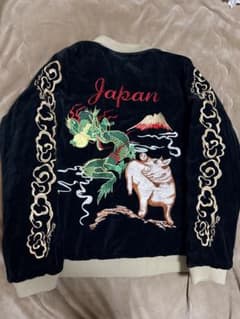 2面用 大阪 Studio D'artisan 別珍 豚龍 日本限定 スカジャン - メルカリ