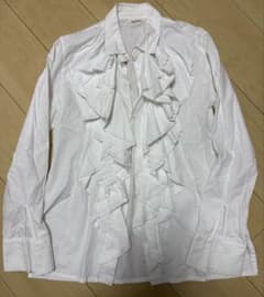 入手困難] LIMI feu ヨウジヤマモト 長袖フリルシャツ - メルカリ