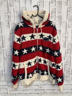 AFB STAR KNIT HOODIE ニットパーカー ジップパーカー 星 - メルカリ