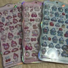新作 ボンボンドロップシール ちゅるきら マイメロディ キティ 正規品のサムネイル