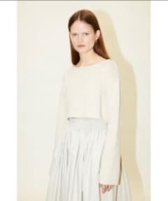 moussy【M_】LOW GAUGE KNIT トップス アイボリーのサムネイル