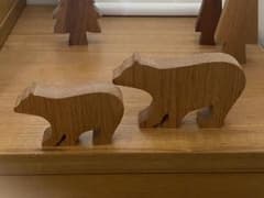 ウッド　置き物　クマのサムネイル