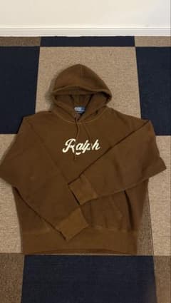 【POLO RALPH LAUREN】ブラウン Ralphロゴ メンズ パーカーのサムネイル