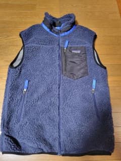 パタゴニア フリース ベスト　sizeM　ネイビー　patagonia　レトロXのサムネイル