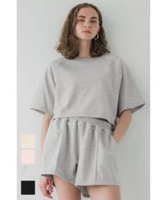 coca スウェットショートパンツ　gray Mのサムネイル