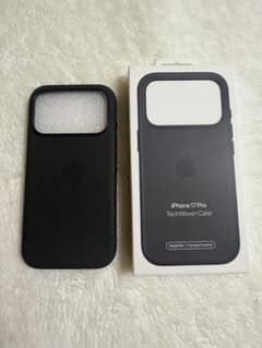 【純正品】iPhone 17 Pro テックウーブンケース ブラック 黒のサムネイル