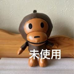 BAPE エイプ ベビーマイロ 合成皮革 キーチェーン - メルカリ