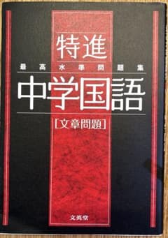 特進 最高水準問題集 中学国語 文章問題 文英堂のサムネイル