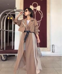 Ameri vintage RIDERS DETAIL COAT トレンチコート - メルカリ