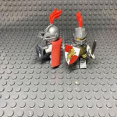 西洋の騎士　レゴ　兵士　中世　まとめ　ミニフィグ　お城　値下げ　戦争　大量　武器のサムネイル