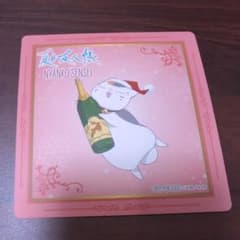 夏目友人帳　にゃんこ先生 コースター サンタ帽のサムネイル