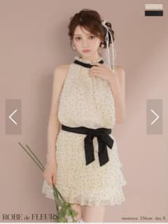ROBE de FLEURS ミニドレス XSサイズ アイボリー - メルカリ