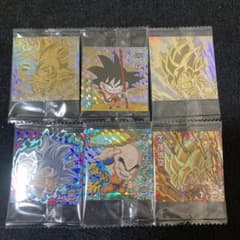 ドラゴンボール ウエハース シール　6枚セットのサムネイル