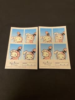 サンエックス 証明写真風ステッカー センチメンタルサーカス 2枚セットのサムネイル