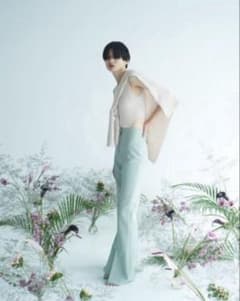 Rosarymoon Ensemble Rib Knit ベージュ